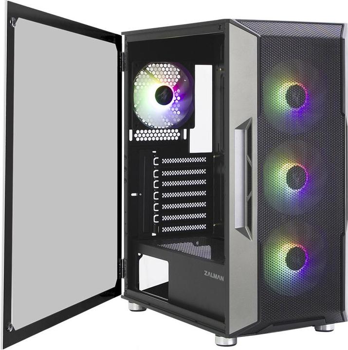 Actual product image Zalman PC Case I3 Neo ATX Mid Tower RGB Fan x4 (mATX, Mini-ITX, ATX)