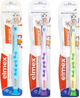 Actual product image Elmex Training Toothbrush For Children Aged 0 3 (Soft, 1 x)