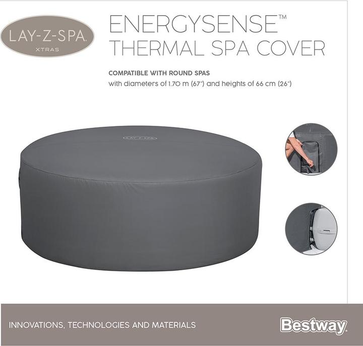 Produktbild Bestway Lay-Z-Spa Thermal Cover Round 170x66cm