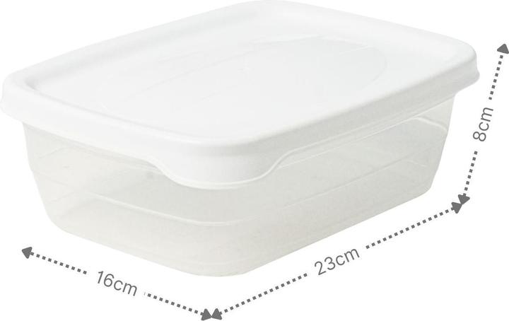 Immagine prodotto Hobby 3er-Set Boxen Aufbewahrungsdosen Meal-Prep-Dosen Frischhaltedosen (2 l)