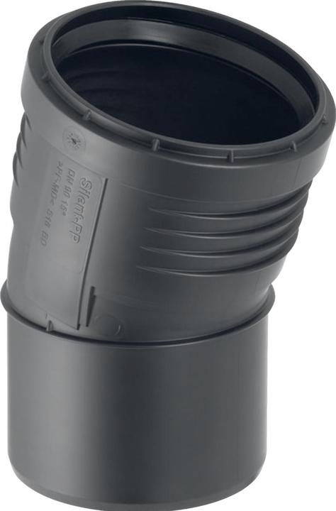 Actual product image Geberit Vertriebs GmbH Silent-PP Bogen mit Muffe 15Grad DN70
