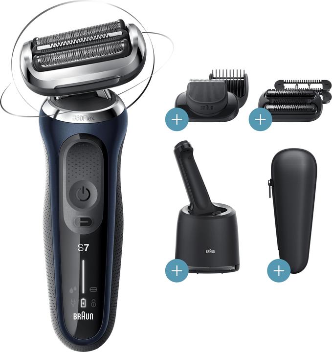 Braun Series 7 70-B7850cc Rasierer Herren, Elektrorasierer mit 360° Anpassung, Barttrimmer,...