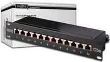 Actual product image Digitus Patch Panel 25.4cm 10inch Cat5e 12-Port shielded