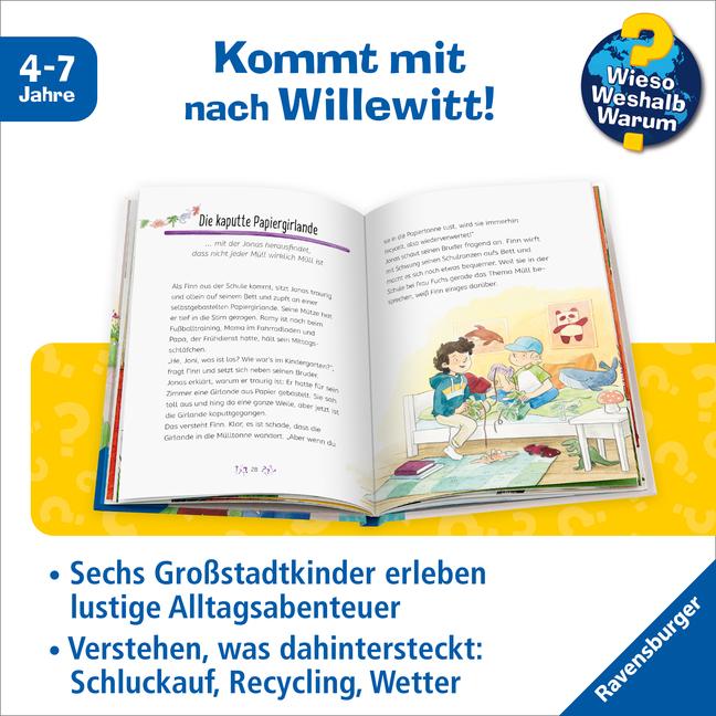 Actual product image Ravensburger Wieso? Weshalb? Warum? Meine Vorlesegeschichten, Band 1: Was erleben wir Tag für Tag? (German, Inca Friesian, Mrs. Annika, 2024)