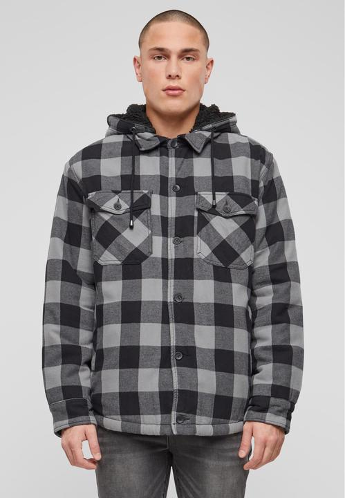 Image du produit Brandit Veste d'extérieur Lumber à capuche Taille M Couleur Noir/Charbon de bois (M)