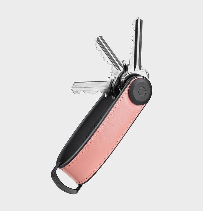 Immagine prodotto Orbitkey Organizzatore ibrido per chiavi in pelle - Rosa pastello