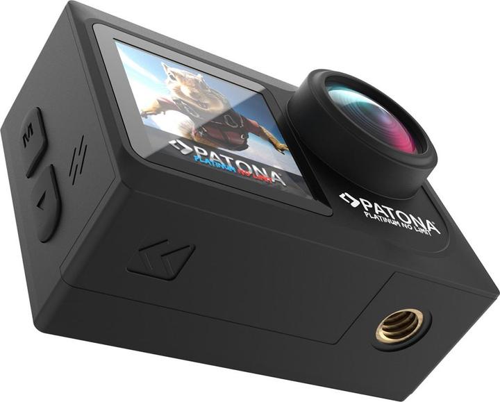 Actual product image Patona BIG SET Action Cam Life SL4 5K 120fps 64mp EIS 120° 6G Akkus+Dualladegerät+64GB Karte+Zubehör (Wi-Fi)