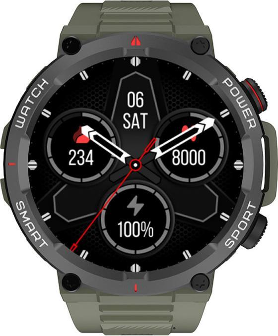 Blackview W50 (Montre Connectée - 1.39" - Microphone intégré) Vert
