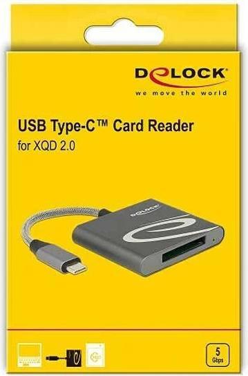 Image du produit Delock Lecteur de cartes USB-C externe pour cartes mémoire XQD 2.0 (USB-C)