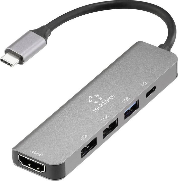 Renkforce RF-DKS-903 (USB-C, 5 Ports)