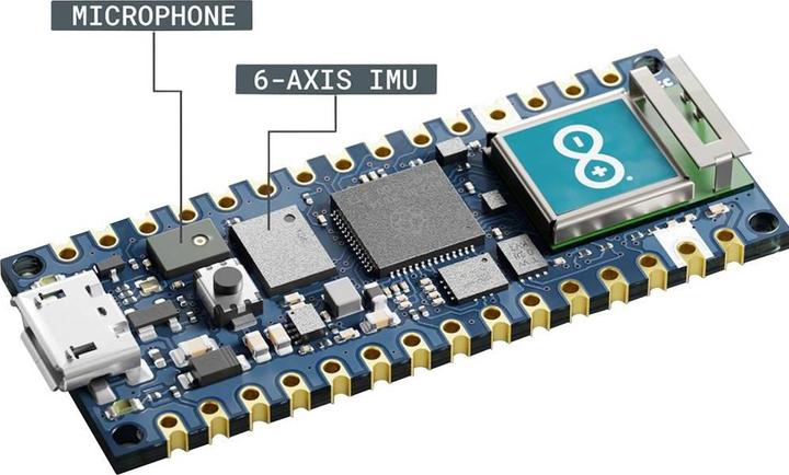 Produktbild Arduino Entwicklerboard Nano RP2040 Connect mit Pinleisten