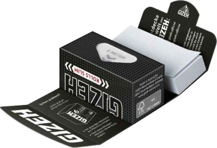 Image du produit Black Rolls Slim 5m + Tips Display 20pcs