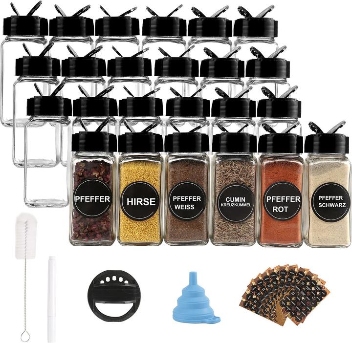 Immagine prodotto Pojah Set di 24 bicchieri per spezie (0.12 l)