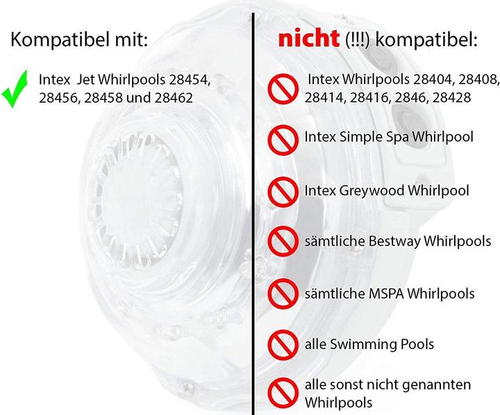Actual product image Intex LED Hot tub