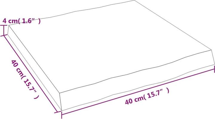 Actual product image VidaXL Chaim (40 x 40 x 4 cm)