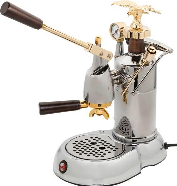 Image du produit La Pavoni LPLEXP01EU, Machine à espresso Expo 2015, Chrome/or (Prise UE)