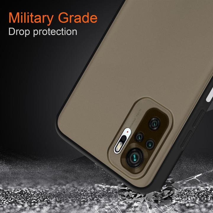 Productafbeelding Cadorabo Hybride matte hoes (Xiaomi Redmi Note 10 4G)