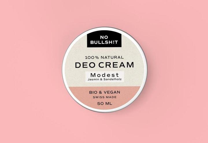 NO BULLSH!T Deo Cream Modest (Crème, 50 ml)