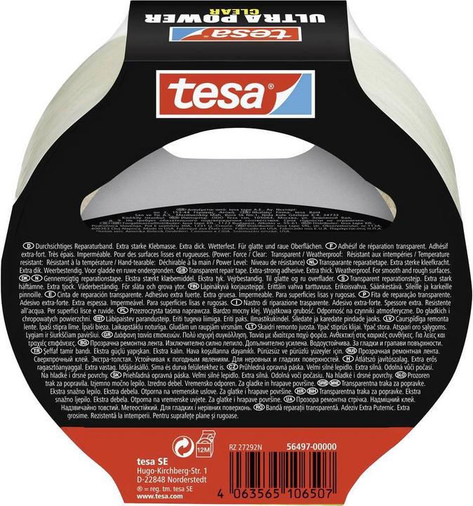 Image du produit tesa Ruban de réparation ULTRA POWER CLEAR (48 mm)