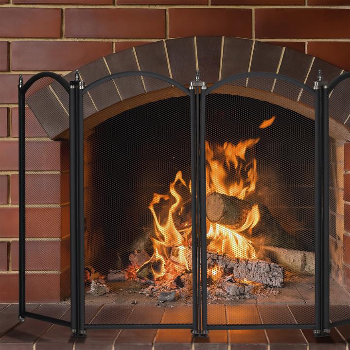 Actual product image Relaxdays Spark protection grille