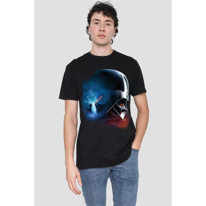 Actual product image Star Wars Mens Obi Wan Kenobi Vader Poster T-Shirt (M)