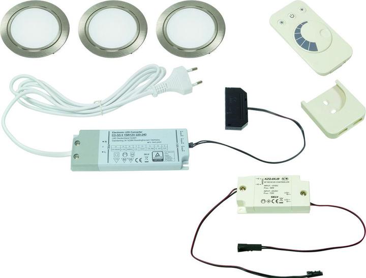 Immagine prodotto L&S Kit completo lampade incassate LED Chip 58 12 V (750 lm)