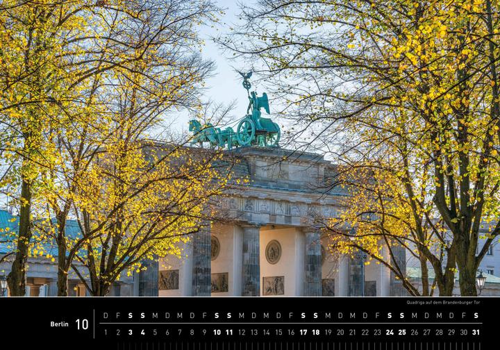 Image du produit Calendrier Berlin Premium 2026 (50 x 35 cm, Couverture rigide, Allemand)