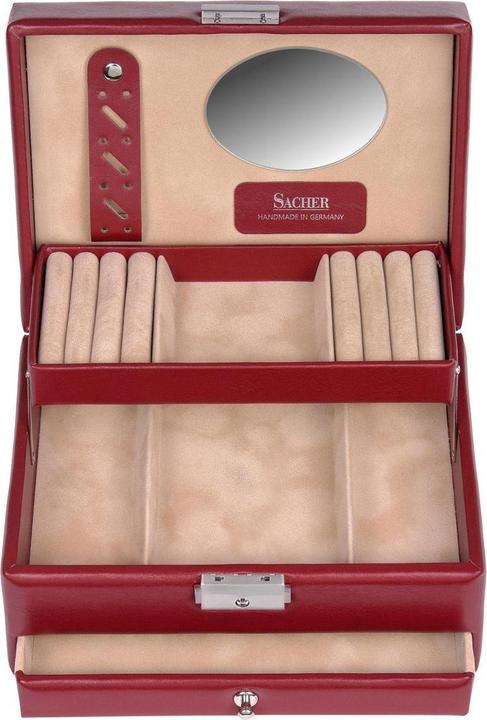 Immagine prodotto Sacher 15.000.295043 - Portagioie Carola nuovo classico rosso