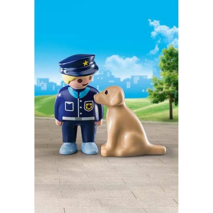 Image du produit Playmobil Policier avec chien (70408, Playmobil 1.2.3)