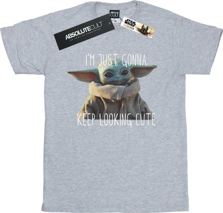Immagine prodotto Star Wars The Mandalorian Keep Looking Cute Maglietta Ampia Donna (S)