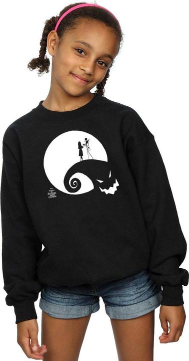 Produktbild Disney Nightmare Before Christmas Moon Oogie Boogie Sweatshirt Mädchen (140, 146)