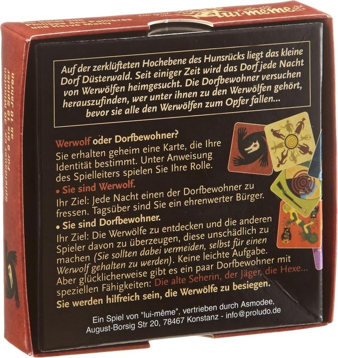 Produktbild Asmodée Die Werwölfe von Düsterwald (Deutsch, Französisch)