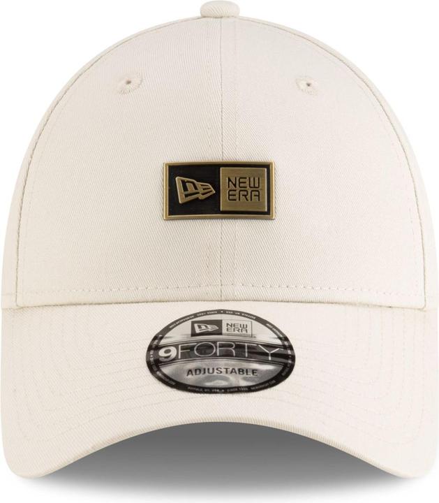 Produktbild New Era 9Forty Strapback Cap - METAL BADGE ivory beige