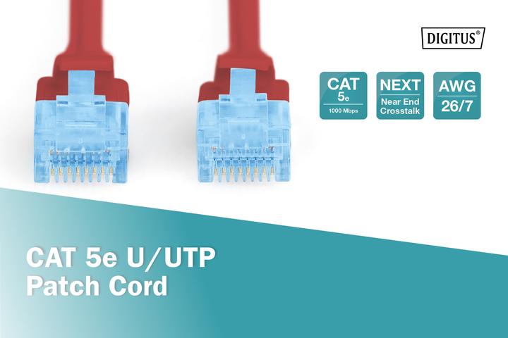 Produktbild Digitus CAT 5e U/UTP Patchkabel (U/UTP, CAT5e, 5 m)