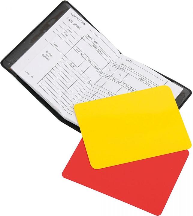Actual product image Stanno Referee Cards Set