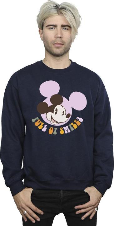 Actual product image Disney Mens Mickey Mouse Full Of Smiles Sweatshirt (XL)
