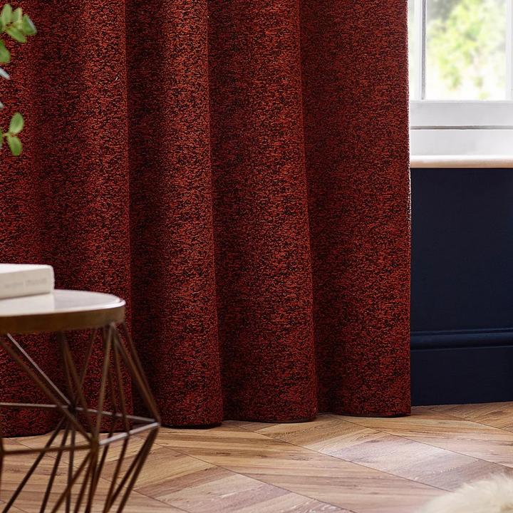 Actual product image New Galaxy Chenille Eyelet Curtains (229 x 183 cm)