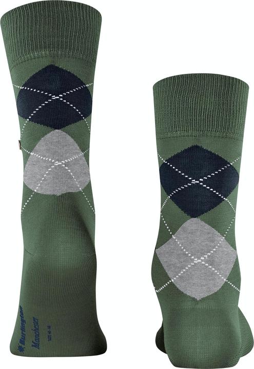 Image du produit Burlington Chaussettes "Manchester" vert/Ã petits motifs (Une unité par pack, 40 - 46)