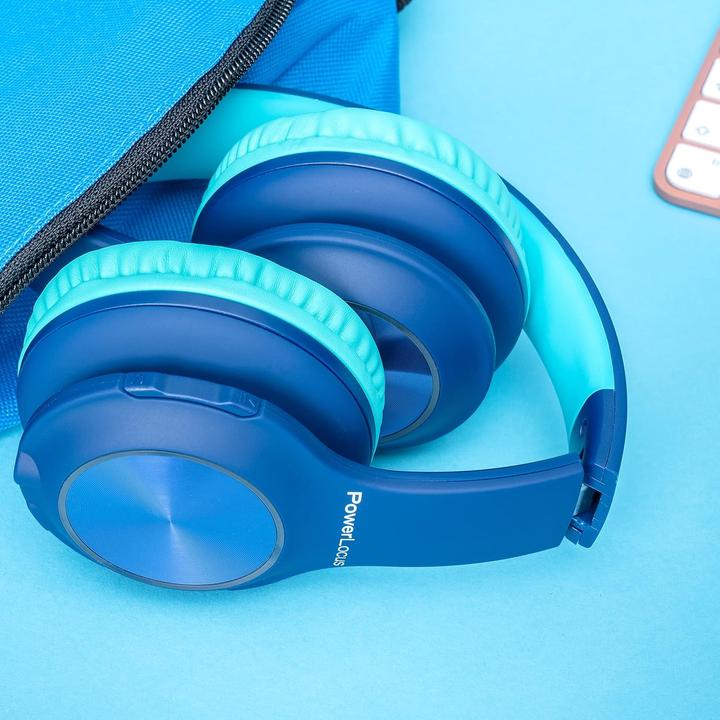 Image du produit PowerLocus PLED Bluetooth-Kinderkopfhörer blau