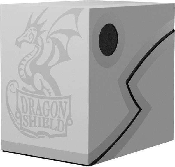 Produktbild Arcane Tinman Rangement pour Cartes - Deck Box Dragon Shield Double Shell : Revised Ashen (Blanc/Noir)