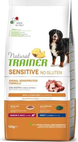 Immagine prodotto Natural Trainer Sensibile senza glutine Adult Medium&Maxi Duck (Adulto, 1 pz., 12000 g)