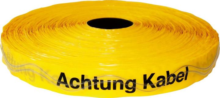 Actual product image NoName Locating tape 250m Attention cable yellow