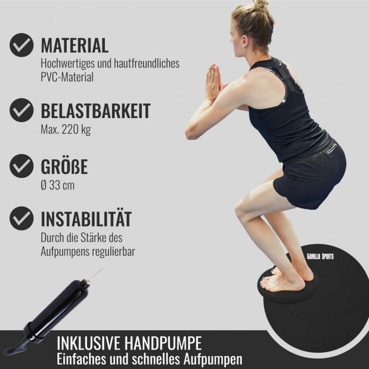 Actual product image Gorilla Sports Ball seat cushion