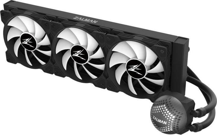 Zalman ALPHA36 Black CPU Liquid Cooler 360mm Radiator 3 x 120 mm Fan ARGB pump Dual