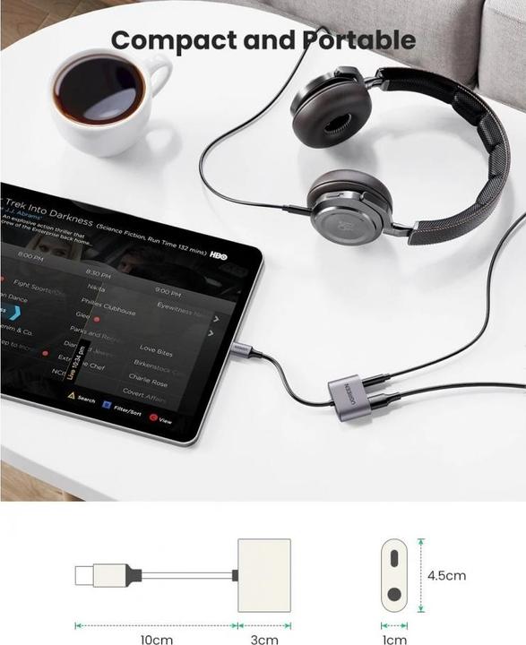 Produktbild Ugreen Kopfhörer Adapter (USB Typ C, 3.5mm Klinke)