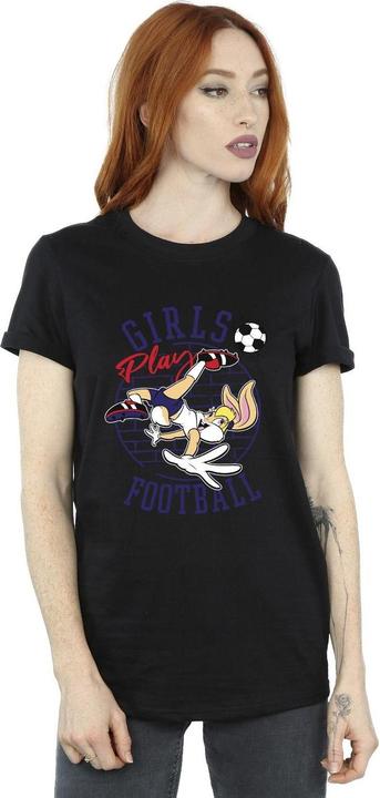 Immagine prodotto Looney Tunes Lola Bunny Girls Play Football Maglietta Ampia Donna (S)