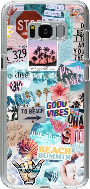 Actual product image PhoneLook Cover transparent Summer 20 collage (Samsung Galaxy S8+)