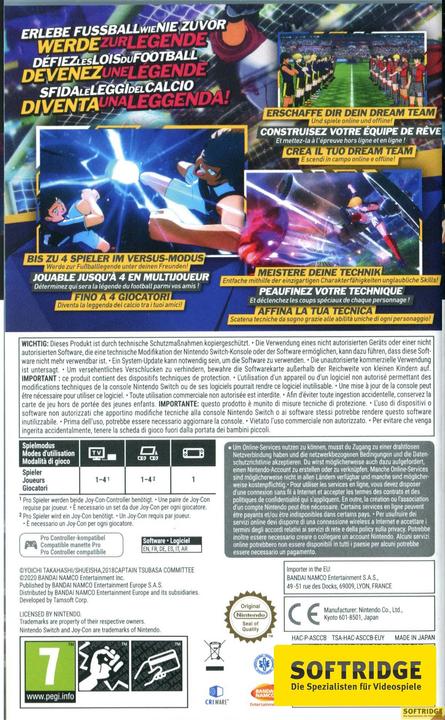 Actual product image Bandai Namco Captain Tsubasa: Rise Of New Champions (Switch Lite, Switch OLED, Switch, Multilingual)