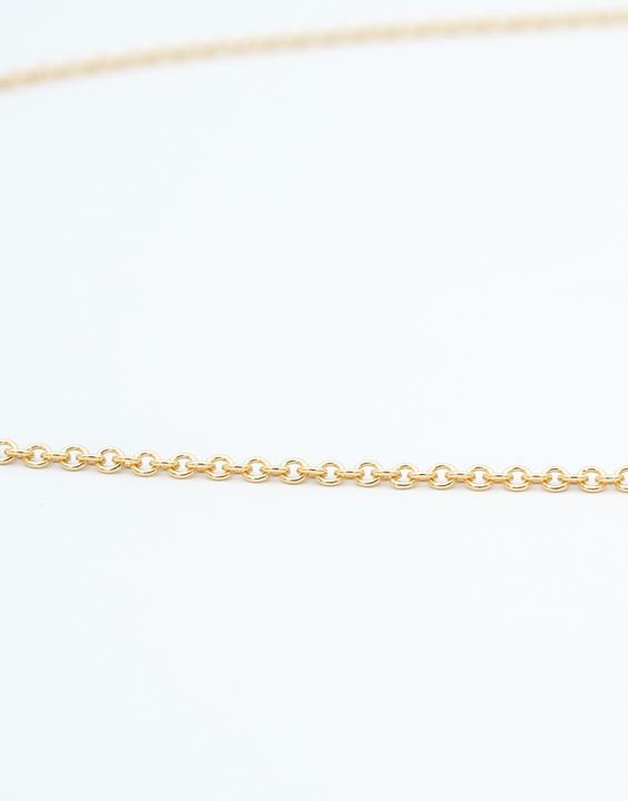 Produktbild Natsumi Schmuck Halskette Gelbgold 18K/750 Anker Rund 2.5mm (750/18 K Gelbgold, 55 cm)