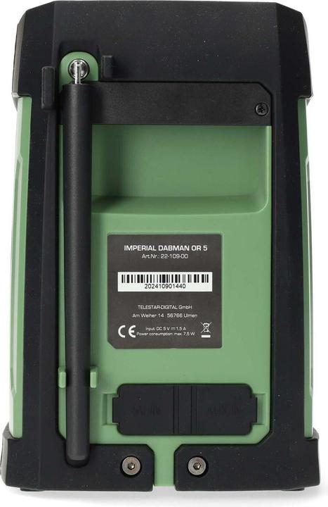 Produktbild Imperial DABMAN OR 5 mobiles DAB+/FM-Aussenradio (DAB+, FM, Bluetooth)